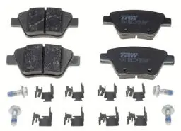 Produktbild: TRW GDB1841 Bremsbelagsatz 4-Teilig für Volkswagen Golf VI (5K1) 2008-2014 Hinterachse und Andere Fahrzeuge