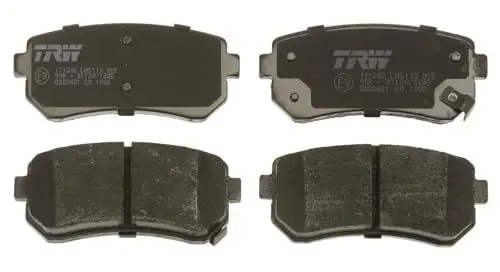 Produktbild: TRW GDB3421 Bremsbelagsatz 4-Teilig für Hyundai Tucson (LM, EL, ELH) 2009-2016 Hinterachse und Andere Fahrzeuge