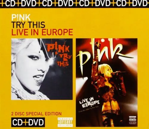 Produktbild: Try This / P!Nk : Live in Europe CD & DVD
