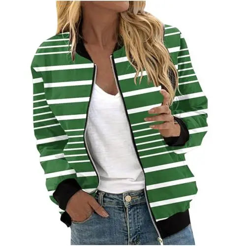 Produktbild: tsaChick Jeansjacke Damen Windbreaker Damen Jacke Damen Übergangsjacke Lederjacke Sportlich, Elegante Jacke Sweatjacke Damen Sommer Damen Blazer Schwarz Sport Jacke Damen Fitness Jeans Weiss Damen