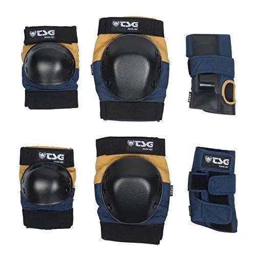 Produktbild: TSG Erwachsene Basic-Set Schützer, Night Blue-Dusk Yellow, M
