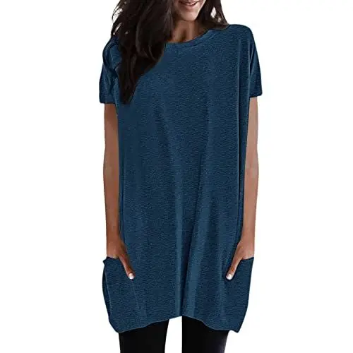 Produktbild: Tshirt Damen Angebot Leinenoberteile Fuer Damen 5Er Pack T Shirts Damen Summer Bags for Women Damen Sweatshirt Pusteblume Rundhals Rundhals Shirt Damen Meine Bestellung Sale
