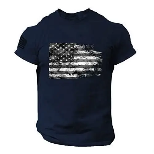Produktbild: Tshirt Herren Sale Tshirt Herren Casual Lose Rundhals Kurzarm Sommer Mode T-Shirt Mit 3D-Druck Sommer Lässig Fitness Sportshirts Sommer Elegant Bequemes Tops Leichte T-Shirt Herren Sale Angebote