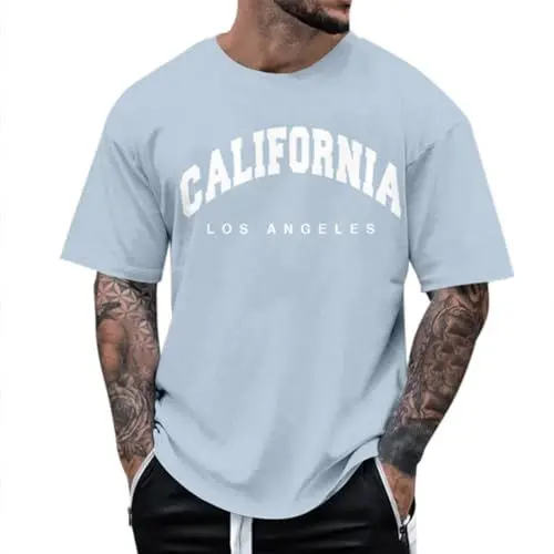 Produktbild: Tshirt Herren, Tshirt Herren weiß Rundhals, Herren Tshirt Slim fit, Herren Shirts, t-Shirts für Herren 4XL, Herren t Shirt Sommer, Herren Tshirt 4XL, t Shirt Herren 5XL, White Shirt Men, t-Shirts