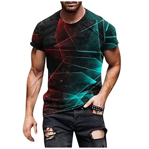 Produktbild: Tshirt Männer Tshirt Shirt Herren Tshirt Herren Lustige Sprüche T Shirt T-Shirt Herren Weiß T-Shirt Männer T Shirt Männer Herren T-Shirt T-Shirt Bedrucken T-Shirts für Herren Grün 5XL