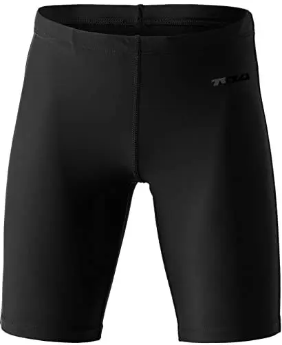 Produktbild: TSLA Jungen Badehose für Wettkampfsport, Ausdauertraining mit USF 50+ Sonnenschutz, Bsj01 1pack - Black, 6