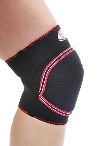 Produktbild: TSM Sportbandage Kniebandage mit Polster Pro kurz, M, 3557, Schwarz