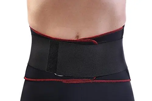 Produktbild: TSM Sportbandage Rückenbandage Pro mit Noppen und Stabilisationsgurt, Schwarz, XXL, 5149