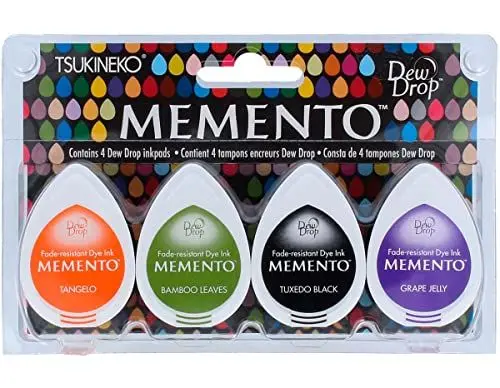 Produktbild: Tsukineko Jelly Beans Memento Dew Drop Dye Inkpads 4/Pkg MD-100-8