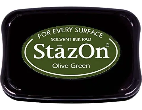 Produktbild: Tsukineko SZ000051 Stazon Stempelkissen, Olive Grün