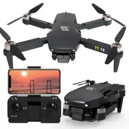 Produktbild: TT19 Mini Drohne mit Kamera 180° Hindernisvermeidung 40KM/H Maximale Geschwindigkeit RC FPV Drohnen für Anfänger Erwachsene Bürstenloser Motor Drone 5G Wifi Adjustable Camera 1080p Faltbar Quadcopter