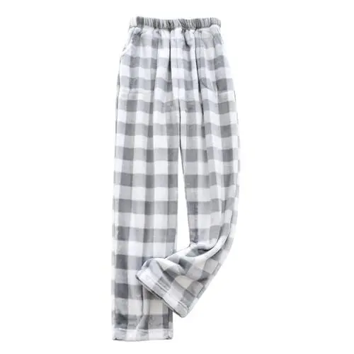 Produktbild: Pyjama Hosen Damen,Pyjama Hose Schlafanzug Damen Pyjamas Hosen Lang Flanell Pyjama Hose Damen Schlafhose Weich Kawaii Pyjamas Anime Bequeme Schlafanzughose