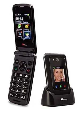 Produktbild: TTfone Titan TT950 Whatsapp 3G Touchscreen Senior Big Button flip Handy - einfach und einfach zu bedienen (nur telefonieren)