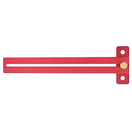 Produktbild: T-Typ-Anreißer, T-Lineal aus Aluminiumlegierung, T-Typ-Profi-Anreißer, Holzbearbeitungs-Handmesswerkzeug, Geeignet Zum Stanzen von Möbeln und Linealen