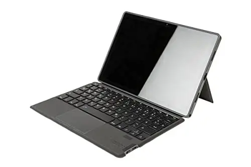 Produktbild: Tucano Tasto Keyboard case mit Trackpad für Samsung Galaxy Tab A8 | Exklusiv für Samsung, Bluetooth-Tastatur, QWERTZ-Tastatur, Black