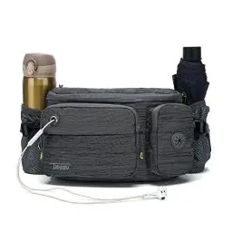 Produktbild: TUDEQU Running Waist Bag Fanny Pack Bum Bag with Two Invisible Bottle Holder for Men Women Hiking, Running, Dog Walking