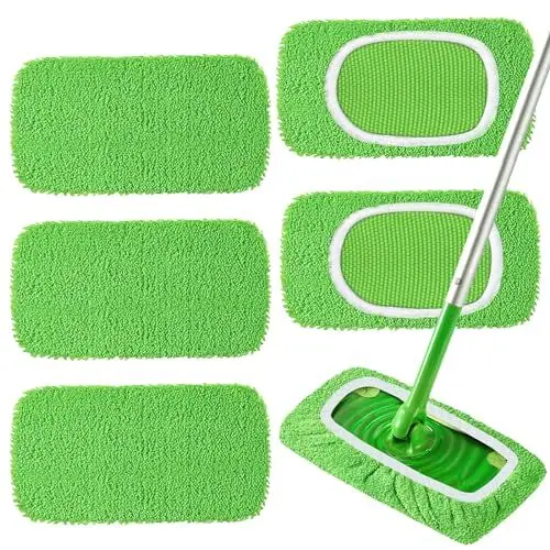 Produktbild: 4 Stück für Vileda Ultramax XL Bodenwischer Ersatzbezug Set, Wischmopp Ersatzbezug für Vileda Ultramax XL für Flecken Entfernen Boden Reinigen, 2 in 1 Mikrofaser Extrabreiter Wischmopp (2 Stück)