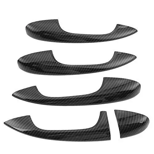 Produktbild: Türgriffabdeckung, Yctze Car Carbon Fiber Style Türgriffabdeckung Trim Ersatz für C-Klasse W205 GLC X253 2015-2018 für mercedes w205 türgriffe abdeckung w205 türgriff für glc x253 mercedes w205 w205 t