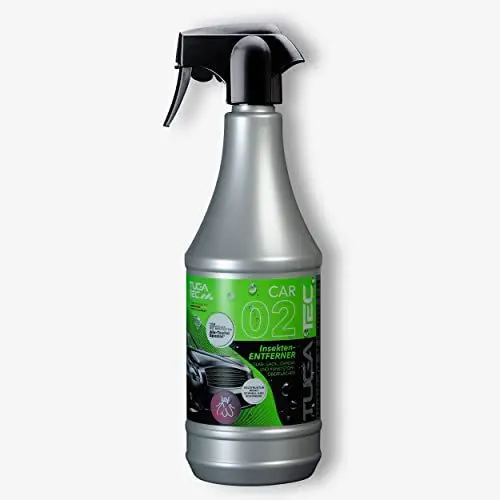Produktbild: Tuga Tec® 02 Insektenentferner - 1000 ml – Lackschonende Insektenentfernung - Hochwirksamer Insektenreiniger aus dem Auto Reinigungsset Tuga Tec -„Made in Germany“ - Einfacher Insektenlöser