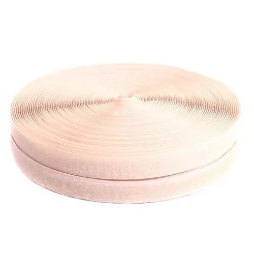 Produktbild: TUKA 25m x 20mm Klettband zum aufnähen, Rückseite Nicht selbstklebend, 25 meter Flausch & 25m Hakenband, 20mm breit Klettverschluss, Extra Stark Haftkraft Flausch & Haken, Beige TKB5004 beige