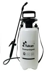 Produktbild: TUKAN Drucksprüher 5 Liter | Gartenspritze und Sprühgerät für den Pflanzenschutz | 5 L Füllinhalt | Verstellbare Düse | Sprühflasche für Pflanzen | Effizientes Sprühen für Haus & Garten