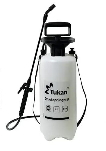 Produktbild: TUKAN Drucksprüher 5 Liter | Gartenspritze und Sprühgerät für den Pflanzenschutz | 5 L Füllinhalt | Verstellbare Düse | Sprühflasche für Pflanzen | Effizientes Sprühen für Haus & Garten