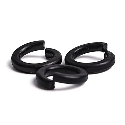 Produktbild: TULDYS Schnappring aus Metall, Federring, schwarzer Kohlenstoffstahl, Dichtung, M2, M3, M4, M5, M6, M8, M10, M12, M14, M16, M18, M20, M22, M24 (Size : M6-25pcs)