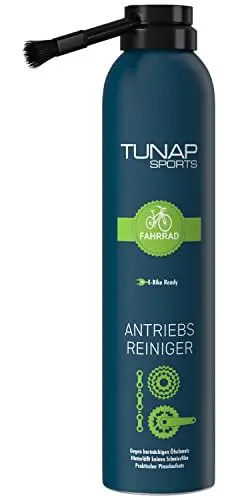 Produktbild: TUNAP SPORTS Antriebsreiniger - 300 ml | Perfekte Reinigung von Kette und Ritzel am Rad mit Pinselbürste gegen Fingerverschmieren | Schnelle und einfache Anwendung | E-Bike Ready | Made in Germany