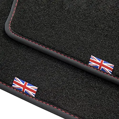 Produktbild: tuning-art BEJ313 Exclusive Fußmatten Union Jack passend für Jaguar XE X760 2015-