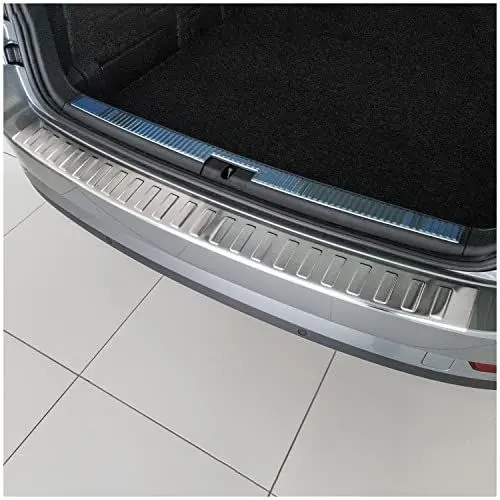 Produktbild: tuning-art L382 Edelstahl Ladekantenschutz kompatibel mit Skoda Superb 3 Kombi 2019-2023, Farbe:Silber