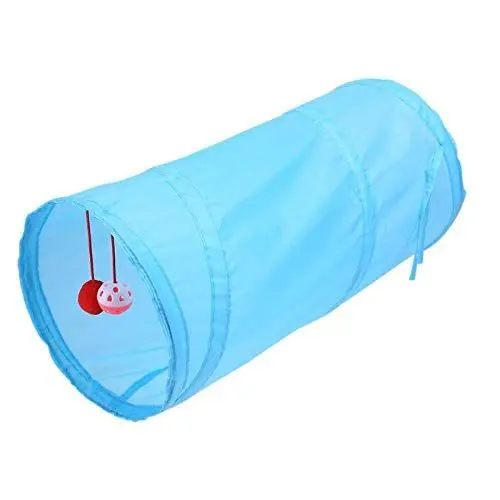 Produktbild: Tunnel Für Katzen Kleintierspielzeug Haustier Katze Tunnel Spielzeug Faltbare Schöne Crinkly Dog Tunnel Lustige Kätzchen Katzenspielzeug Mit Bell Meerschweinchen Kaninchen Laufspielzeug Cat C