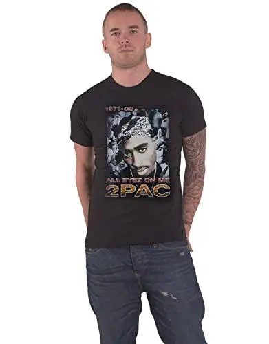 Produktbild: Tupac T Shirt 2PAC All Eyez on Me 1971 Logo Nue offiziell Herren Schwarz M