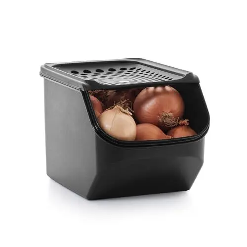 Produktbild: Tupperware OnionSmart - Frischhaltebehälter für Zwiebel - 5,5L Aufbewahrungsbox für Zwiebel - längere Haltbarkeit durch Luftzirkulation - beugt Gerüche vor - Aufbewahrung Küche