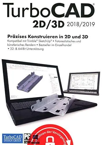 Produktbild: TurboCAD 2D/3D 2018