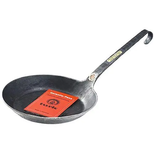 Produktbild: Turk 65524 Eisenpfanne aus einem Stück handgeschmiedet, 24 cm
