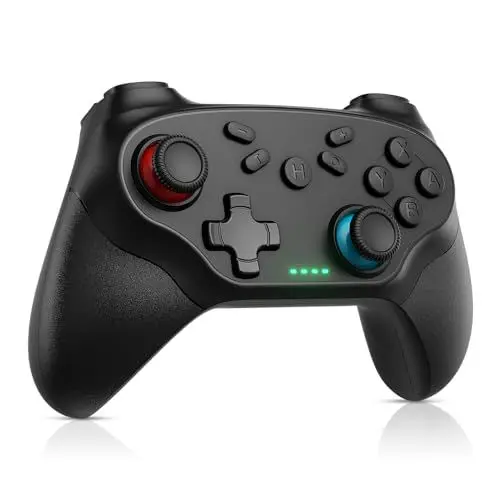Produktbild: TURPOW Wireless Controller für S-witch,Pro Controller für S-witch Gamepad, Kompatibel mit S-witch/Lite/OLED, Unterstützt Gyroachse und Dual Vibration