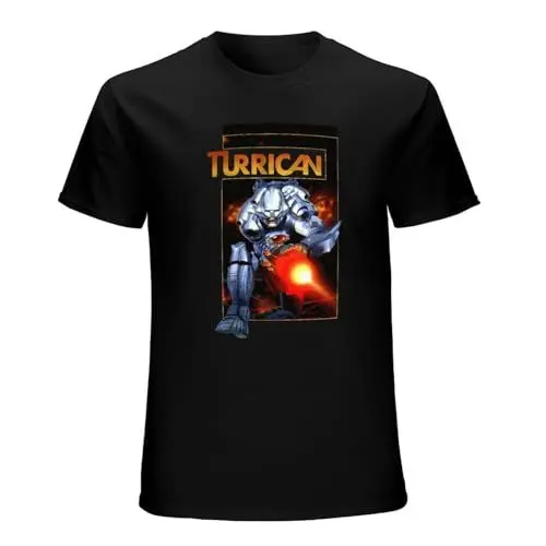 Produktbild: Turrican (Transparent) C64 Oversized Summer top Men's Short-Sleeve T-Shirt Black S