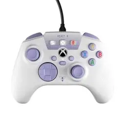 Produktbild: Turtle Beach REACT-R Controller Weiß/Violett – Xbox Series X|S, Xbox One und PC
