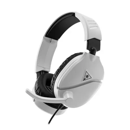 Produktbild: Turtle Beach Recon 70 Konsole Weiß Playstation Universell Einsetzbares Gaming-Headset for PS5, PS4, Xbox Series X|S, Xbox One, Nintendo Switch, PC and Mobile