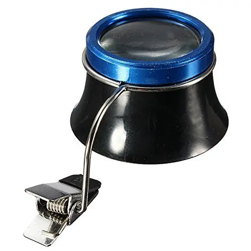 Produktbild: TuToy 10X Clip-On Brillen Lupe Lupe Vergrößerungsglas Für Reparaturarbeiten