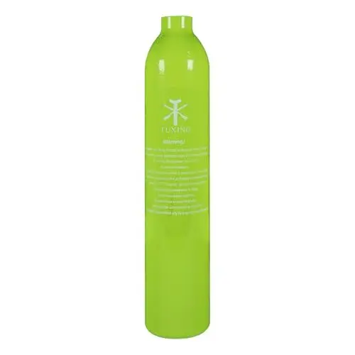 Produktbild: TUXING Mini-Tauchtank, 0,5 l, Sauerstoffzylinder, Tauchausrüstung, Atemschutzmaske, Tauchzubehör für Unterwassertauchen, Atemtraining (grün)