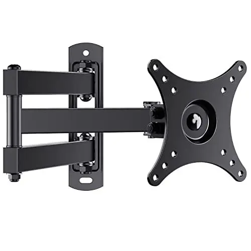 Produktbild: TV Wandhalterung Schwenkbar Neigbar Drehbar Fernseher Wandhalterung für 10-32 Zoll Flach&Curved Fernseher Oder Monitor bis zu 20Kg VESA 100x100mm/75x75mm