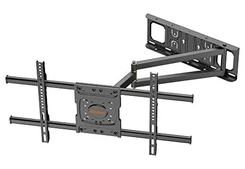 Produktbild: TV Wandhalterung mit 650mm Langem Arm WHYFONE Fernsehhalterung Wand Schwenkbar Halterung Volle Bewegung Neigbar Drehbar Ecke Halter für 32-70 Zoll Flach&Curved Fernseher bis zu 35kg, VESA 600x400mm