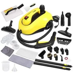 Produktbild: TVD Dampfreiniger, Dampfreiniger für Zuhause, Dampfreiniger mit 5 m extra langem Netzkabel für Bodendampfer, Entfernen von Tapeten, Ofen, Teppich, Sofa, Polster, Bettwanzen, Auto-Steamer Reinigung