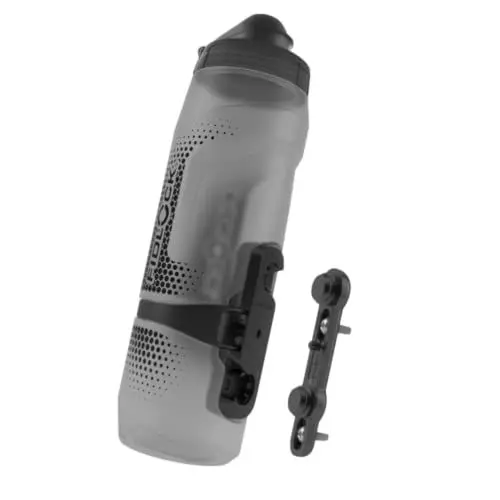 Produktbild: Fidlock Twist Bottle 800 Ml + Bike Base Grau - Innovative magnetische Bike Trinkflasche inkl, Größe 800 ml - Farbe Trans