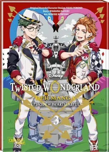 Produktbild: Twisted Wonderland: Der Manga 3: Episode of Heartslabyul | Magischer Fantasy-Manga inspiriert von den Disney-Bösewichten (Twisted Wonderland: Heartslabyul, Band 3)