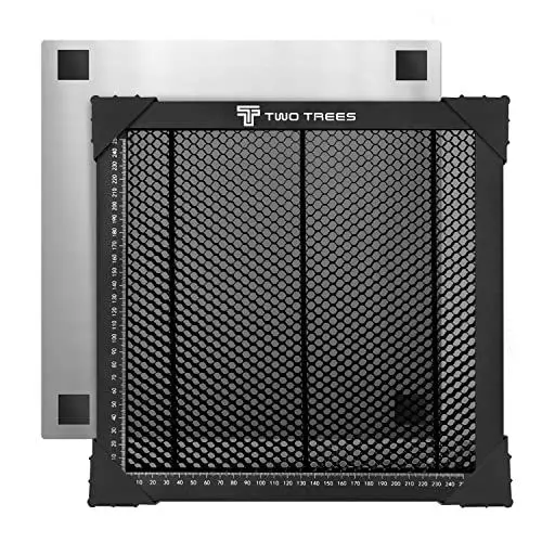 Produktbild: Twotrees Wabentisch 300x300mm Honeycomb Waben Arbeitstisch für Lasergravierer Laser Wabenplatten mit Metall Unterlage 11.8”x11.8”
