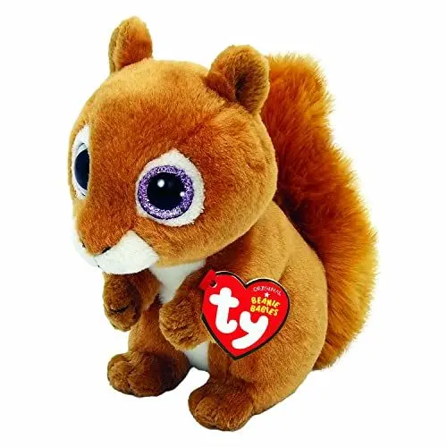 Produktbild: TY 2008078 plüsch Beanie Babies Squirrel, Mehrfarbig