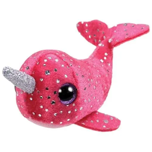 Produktbild: TY Nelly Narwhal Plüschtier rosa One Size