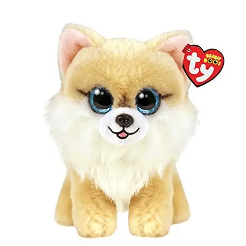 Produktbild: TY Honeycomb Korgi Beanie Boo Regulär | Beanie Baby Weiches Plüschtier | Sammlerstück Kuscheliger Stoffteddy